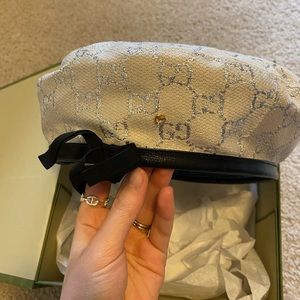 Gucci Lamé Beret